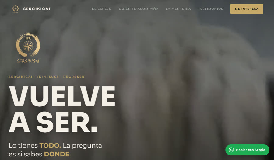 Web de marca personal premium SERGIKIGAI